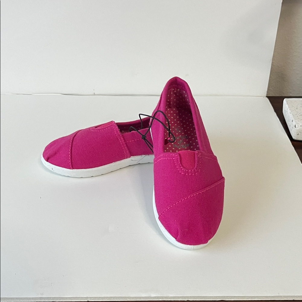 Vibrant Pink Kids Slip-On Slippers